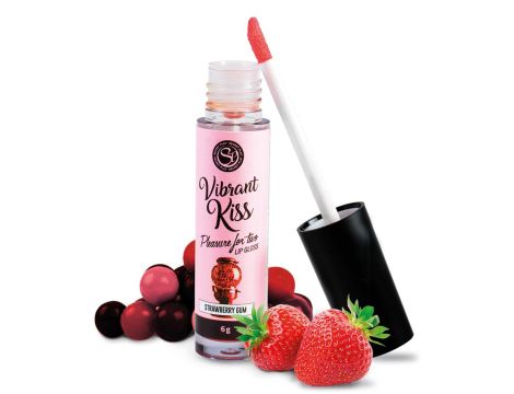 LIP GLOSS VIBRANT KISS STRAWBERRY GUM