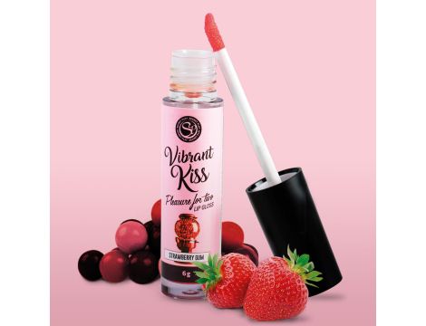 LIP GLOSS VIBRANT KISS STRAWBERRY GUM - 4