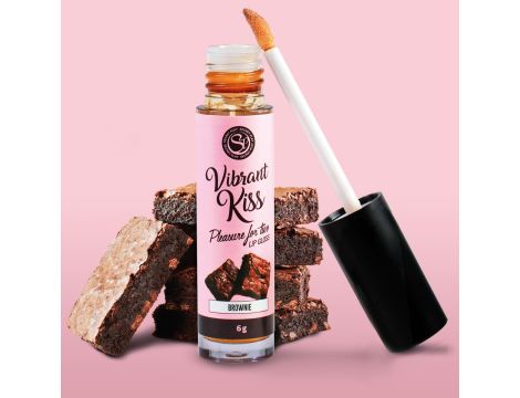 LIP GLOSS VIBRANT KISS BROWNIE - 4