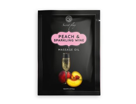 PEACH & SPARKLING WINE MASSAGE OIL 10 ML