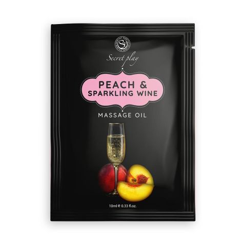 PEACH & SPARKLING WINE MASSAGE OIL 10 ML