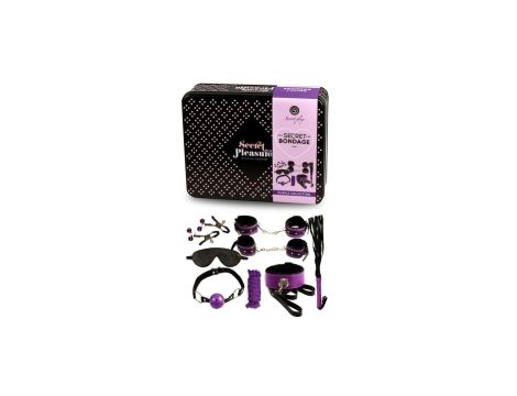 Secret Bondage - Set 8 pcs Purple & Black - 2