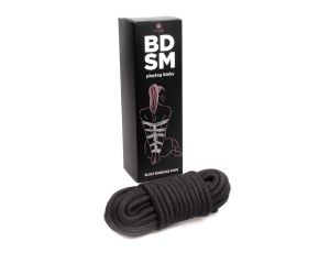 Wiązania-Black Bondage Rope BDSM - image 2