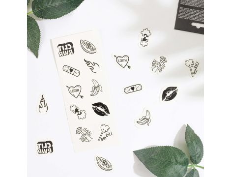 SET of 10 TEMPORARY TATTOOS - CANDY COLLECTION - 3