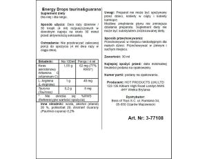 Supl.diety-Energy Drops-30ml Taurin & Guarana  (m+w) - image 2