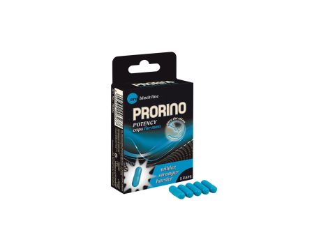 Supl.diety-PRORINO Men- 5pcs black line Potency Caps