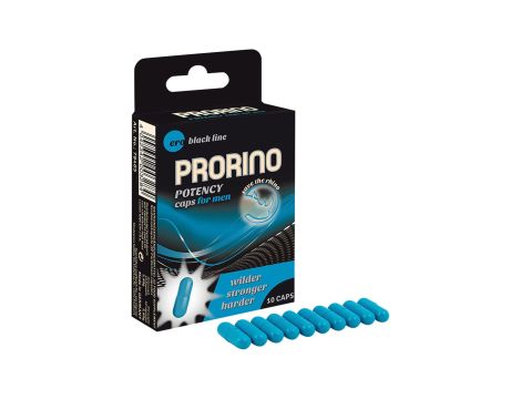 Supl.diety-PRORINO Men- 10pcs black line Potency Caps