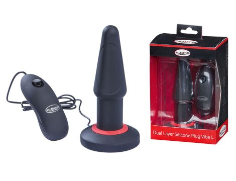 MALESATION Dual Layer Silicone Plug Vibe L