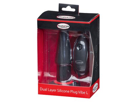 MALESATION Dual Layer Silicone Plug Vibe L - 3