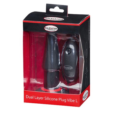 MALESATION Dual Layer Silicone Plug Vibe L - 3