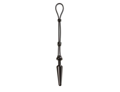 MALESATION Cock-Grip with Alu-Plug medium, black - 2