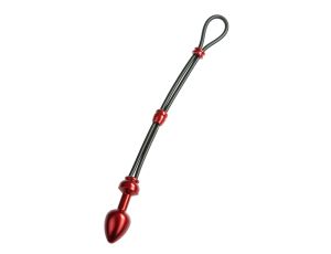 MALESATION Cock-Grip with Alu-Plug small, red - image 2