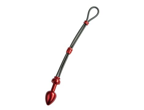 MALESATION Cock-Grip with Alu-Plug small, red - 2