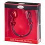 MALESATION Cock-Grip with Alu-Plug small, red - 2