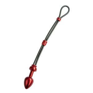 MALESATION Cock-Grip with Alu-Plug small, red - image 2