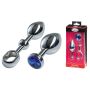 MALESATION Alu-Plug with handle & crystal large, chrome - 2