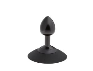 MALESATION Alu-Plug with suction cup small, black - image 2