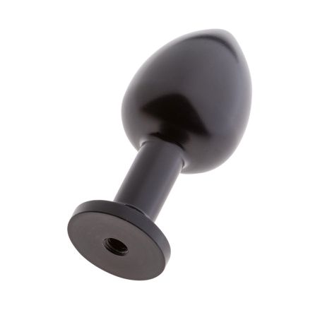 MALESATION Alu-Plug with suction cup small, black - 4