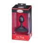 MALESATION Alu-Plug with suction cup small, black - 7