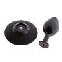 MALESATION Alu-Plug with suction cup medium, black - 4