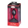 MALESATION Alu-Plug with suction cup large, black - 7