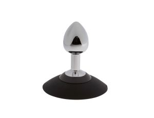 MALESATION Alu-Plug with suction cup small, chrome - image 2