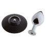 MALESATION Alu-Plug with suction cup medium, chrome - 4