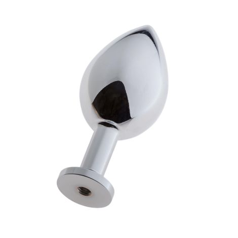 MALESATION Alu-Plug with suction cup large, chrome - 4