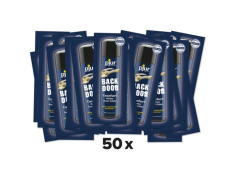 Żel-pjur Backdoor Comfort glide 2ml.-waterbased lubricant with hyaluronan - 50 sztuk