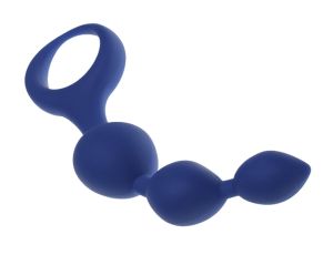 Plug/kulki-Dildo Silic. Triball. Amuse-G. Blue - image 2