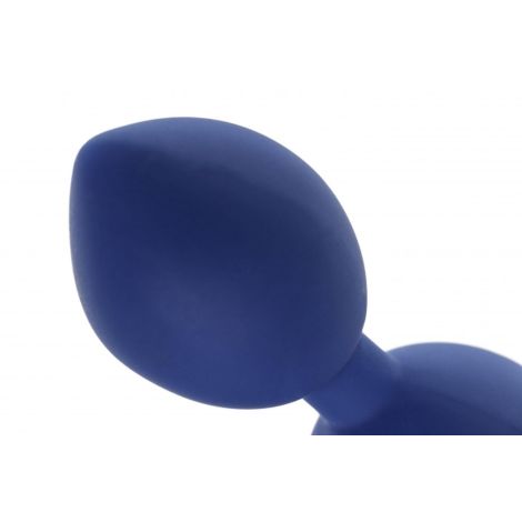 Plug/kulki-Dildo Silic. Triball. Amuse-G. Blue - 4