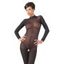 Catsuit with Lace Collar S/M - 3