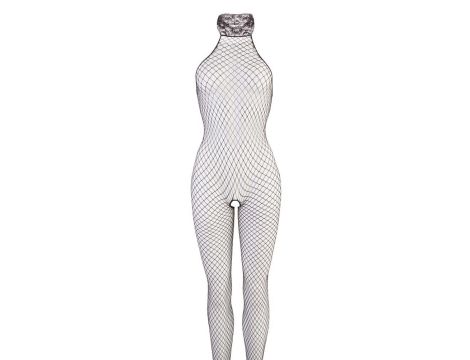 Net catsuit black S/M - 4