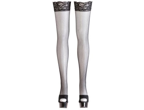 Net Hold-up Stockings black S - 4