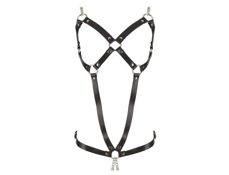 Leather Harness 2 Chains S-L - 4