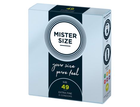 Mister Size 49mm pack of 3 - 2