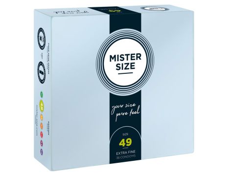 Mister Size 49mm pack of 36