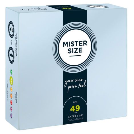 Mister Size 49mm pack of 36