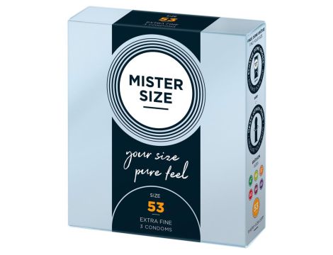 Mister Size 53mm pack of 3 - 2