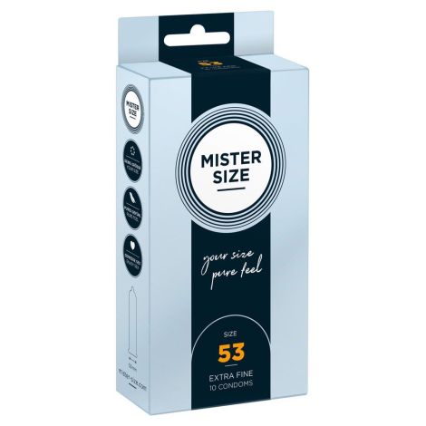 Mister Size 53mm pack of 10