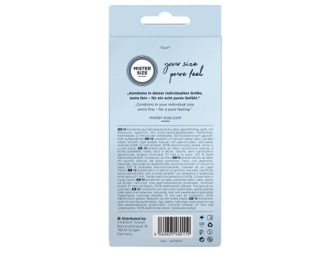 Mister Size 57mm pack of 10 - 3