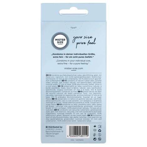 Mister Size 57mm pack of 10 - 3