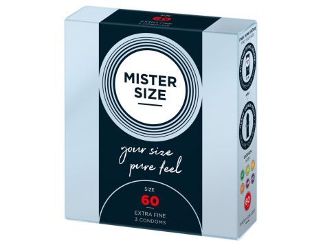 Mister Size 60mm pack of 3 - 2