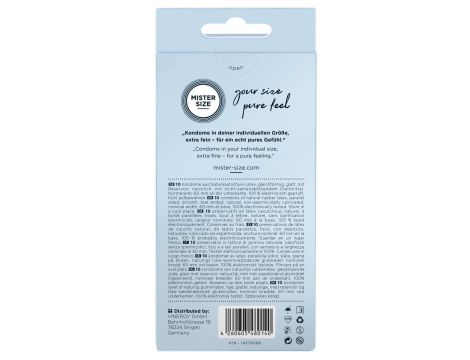 Mister Size 60mm pack of 10 - 3