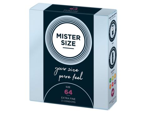 Mister Size 64mm pack of 3 - 2