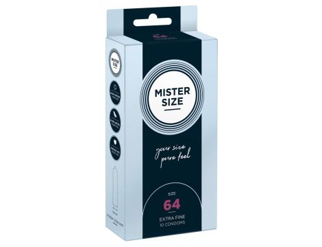 Mister Size 64mm pack of 10