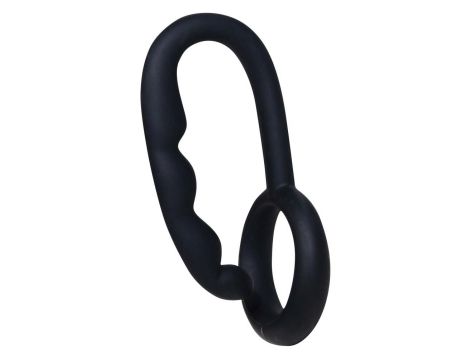 Cock Ring P-spot black - 3