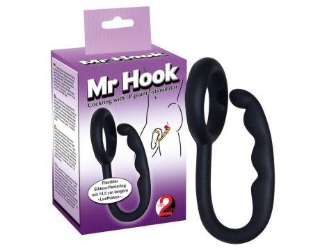 Cock Ring P-spot black - 6