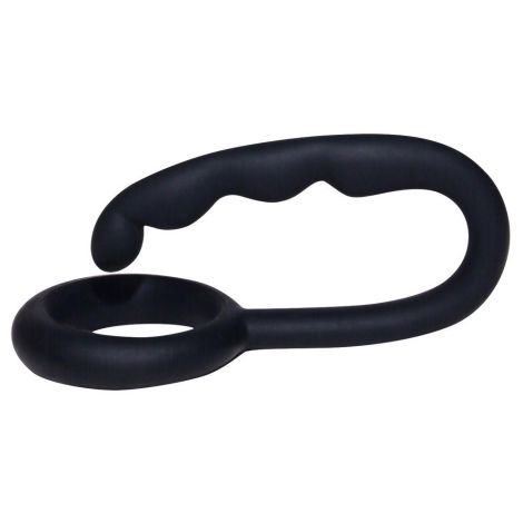 Cock Ring P-spot black - 2