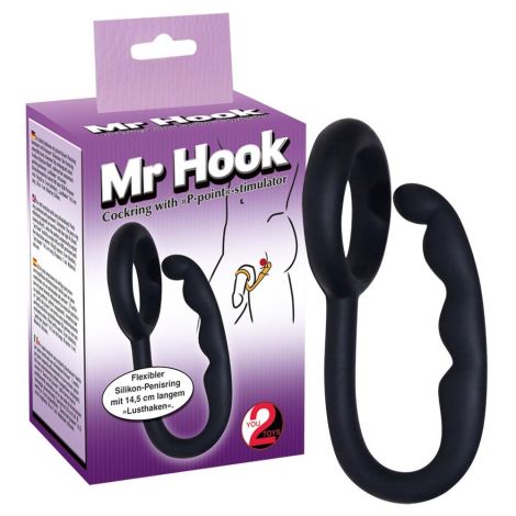 Cock Ring P-spot black - 6